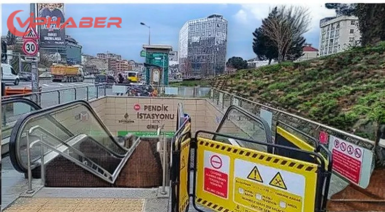 Pendik Metro İstasyonu'nda Yaşanan Merdiven Kazası Korkuttu!