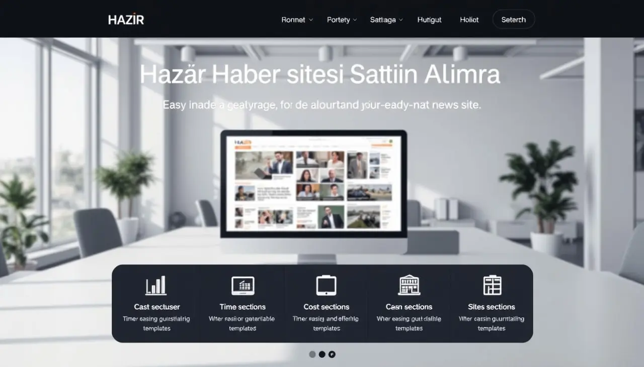 Hazır haber sitesi satın